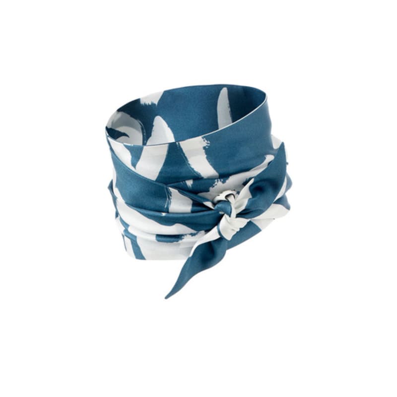 ONSZ Calligraphy Brush Touch Twilly Scarf