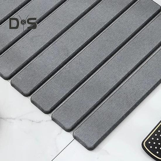 Коврик для сушки кухонной столешницы, быстросохнущий, водопоглощающий коврик из диатомита, складная тарелка, миска, держатель для бутылок, стаканов, коврик из диатомита