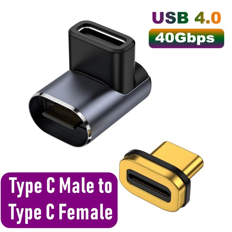 100W Magnetic USB Type-C OTG Adapter 40Gbps Thunderbolt Fast Charging Converter USB 3.0 Fash Driver Hub For Macbook Phone Ipad 3