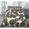 Fruit Pineapple Queen King Duvet Cover 3D Yellow Tropical Fruit Bedding Set Plants Comforter Cover 2/3pcs Polyester Quilt Cover