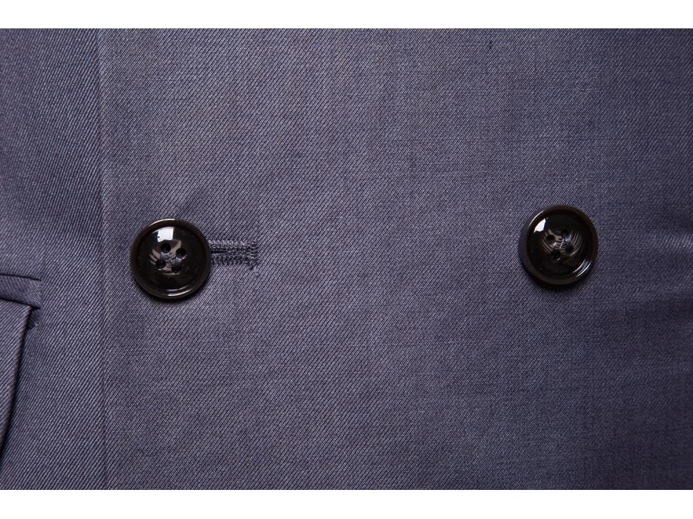 Мужской двубортный жилет в европейском стиле — коллекция осень/зима 2018 г.