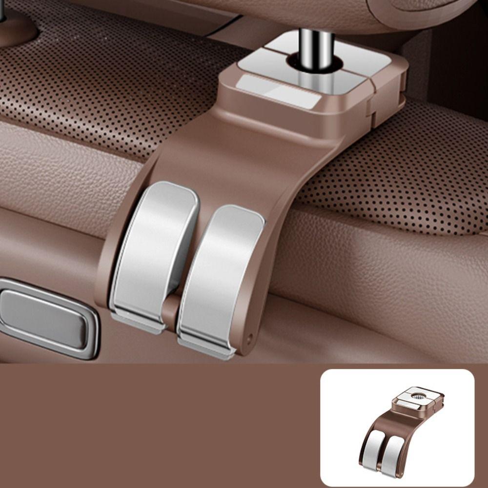Stretchable Auto Seat Headrest Hooks Double Hooks Auto Fastener Hooks Car Backseat Hanger Purses