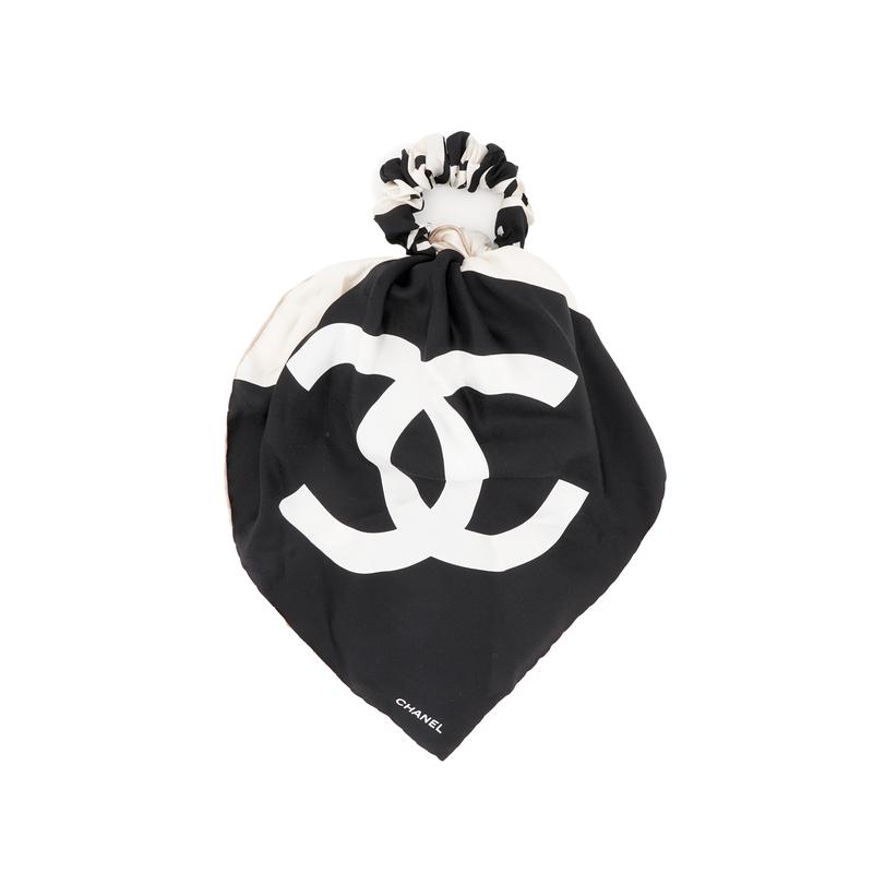 Chanel Модная и удобная повязка на голову женская черная/белая