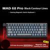 Для MAD 60/68HE Механическая клавиатура Магнитные переключатели Rapid Trigger 8K RGB Игровая клавиатура Valorant Игровой аксессуар Подарок