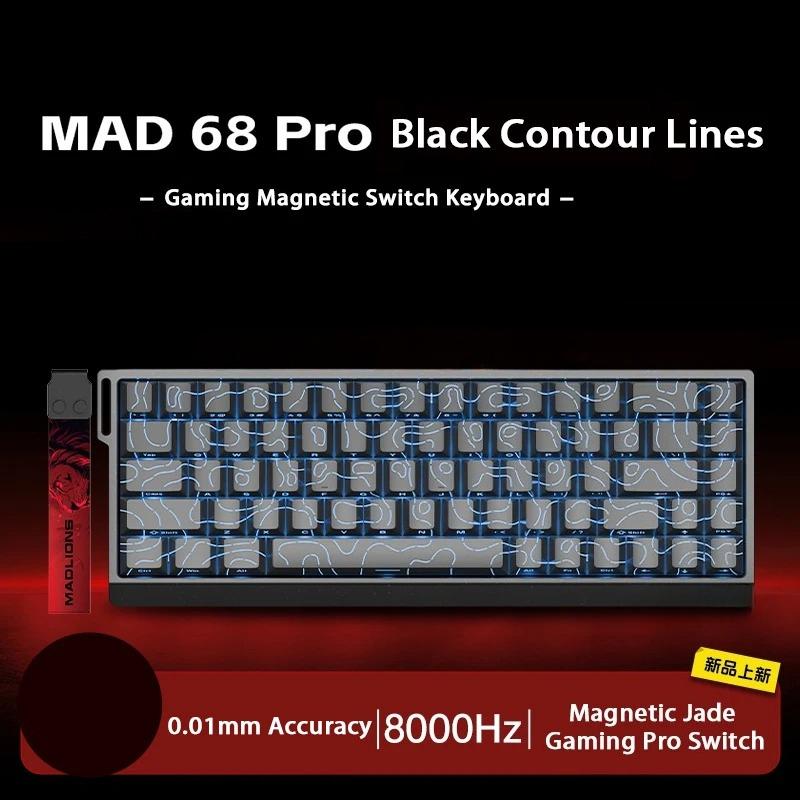 For MAD 60/68HE Mechanische Tastatur Magnetschalter Rapid Trigger 8K RGB Gaming Tastatur Valorant Gamer Zubehör Geschenk