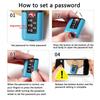 Locker Luggage Password Lock TSA Customs Code Lock Contrast Color Padlock 3 Digit Combination Lock