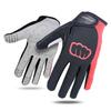 Zmart Red Large Cycling Full Gel for Road and Bicycles with Touchscreens Gloves, Sports, Finger, Anti-Slip Pad, Bikes, MTB, Bikes,