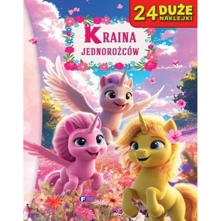 Unicorn Land Children' Books 24 Stickers Book Toy Set