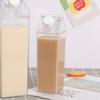 Новая прозрачная картонная бутылка для молока, коробка для сока, многоразовая, удобная для переноски, подходит для занятий спортом на открытом воздухе, путешествий и кемпинга
