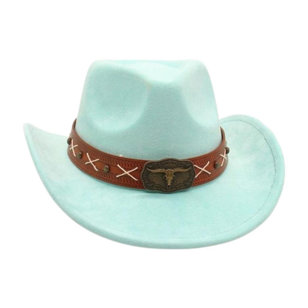 Newwestern Cowboy Hat Resort Style Performance Stage Jazz Hat Men And Women Niche Ethnic Style Top Hat