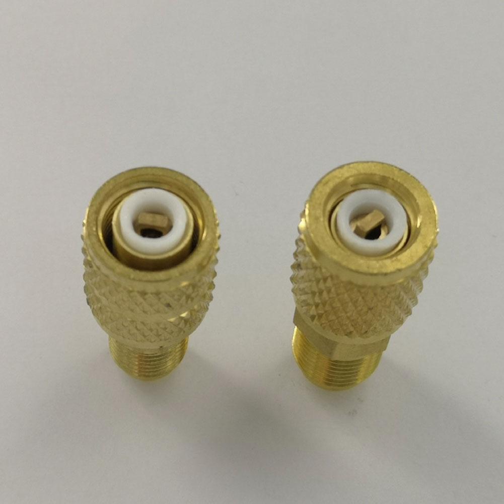 Адаптер ДЛЯ М 5/16 Х F 1/4 SAE Быстроразъемные муфты кондиционера Для хладагента R32 R410a Заправка кондиционера Дропшиппинг