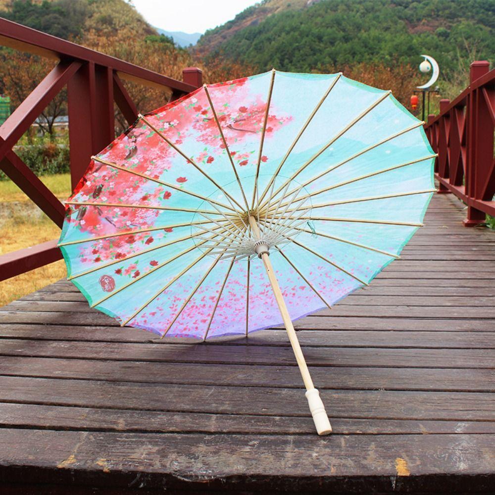 Chinese Antique Style Kids Women Decorative Umbrella Bridesmaids Party Scenery