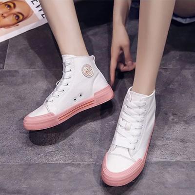 Женская обувь на шнуровке Корейский стильный предлагает Вулканизированная обувь Новое поступление 2024 Холщовые туфли для женщин Сделки Дизайнерская роскошь В H