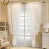 Warp Lace Window Curtain Curtain Living Room Balcony Bedroom Dining Room Study Finished Product