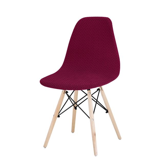 1 шт. жаккардовый тканевый чехол на стул маленького размера, большой эластичный защитный чехол для стула, чехол для барного сиденья с короткой спинкой для столовой отеля