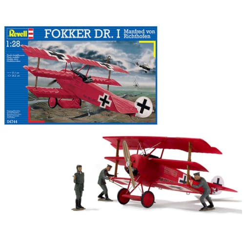 German Revell 1/28 Fokker Dr.1 04744 Plastic Model