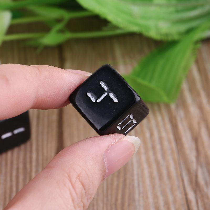 10 шт. D6 шестигранные игральные кости квадратные для вечеринки, ночного клуба, ролевые игры 15 мм