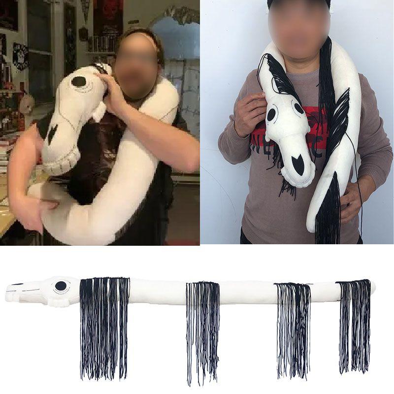 Огромная 130 см Длинная Плюшевая Игрушка Лошадь Тревор Лошадь Мечты Мягкая и Уютная Кукла