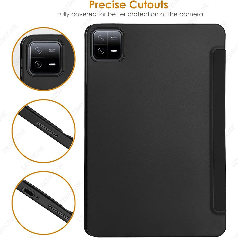 Case for Xiaomi Pad 6 (11-Inch, 2023), for Mi Pad 6 Pro (11-Inch, 2023) Slim Stand Hard Back Cover Case with Auto Sleep/Wake