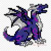 Dragon Pixel Art Pixel Art Iron On Heat Transfer Printing Vinyl Patches Sticker for Clothes DIY Appliques Washable Patches