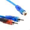 Аудиокабель RCA 30 см Y-разветвитель адаптер удлинитель для стерео сабвуфера