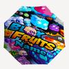 Автоматический зонт с индивидуальным именем, тематика Blox Fruits, легкий и портативный, 8 спиц, идеально подходит для путешествий на свежем воздухе, дней рождения, Рождества, подарков.