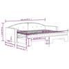 VidaXL Daybed with Trundle and Mattress Light Grey 80x200cm Velvet 3197318