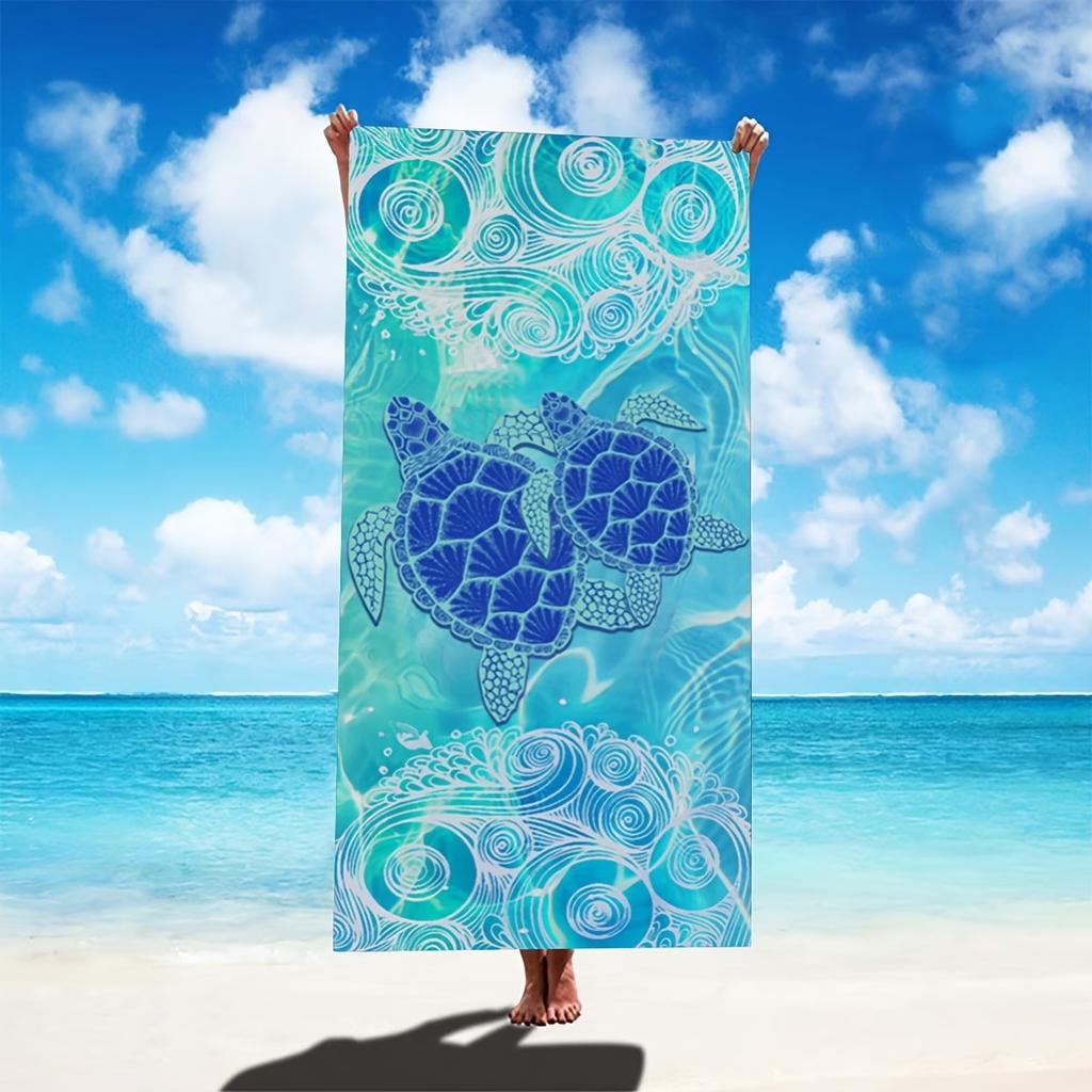 The New Microfiber Turtle Beach Towel Is Popular, And The Water-Absorbing Quick-Drying Bath Towel Does Not Stick To Sand.