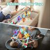 Crab&Shark Crib Hanging Bell Easy Fold Infant Grab Exercise Baby Interactive Toys  Bouncer
