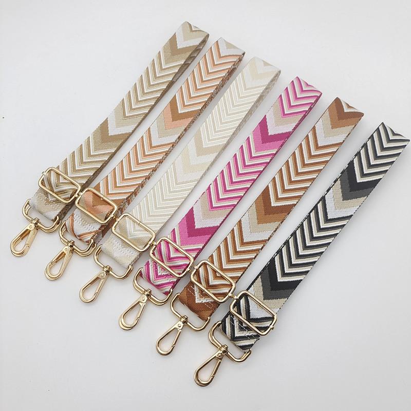 Thickened Color Wide Shoulder Strap Fashion Contrast Shoulder Crossbody Adjustable Length Women's Bag Shoulder Strap Accessories