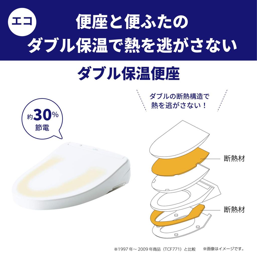 TOTO Washlet KM Series Instant Warm Water Cleaning Toilet Seat White TCF8CM67#NW1