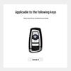 Совместимый корпус ключа для моделей BMW 1, 3, 5, 7 серий, X1, X2, X3, X5, iX3 и i3, плюс металлические пряжки 530 и 325Li.