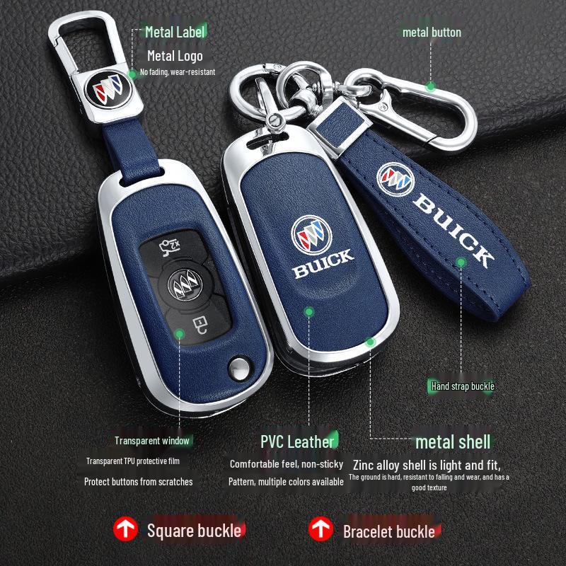 Buick Verano GS Key Case (2016-2017) Metal Protective Shell for Sedan/Hatchback