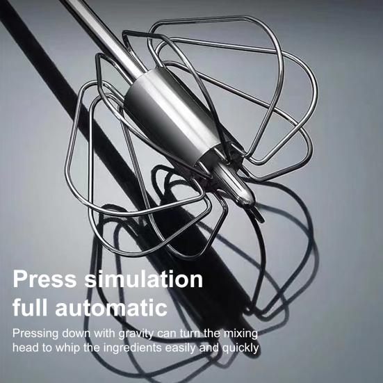 Нержавеющая сталь полуавтоматический венчик для взбивания яиц ручной миксер для взбивания молока миксер венчик для быстрого перемешивания взбивания