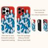 Red Blue Swirl Phone Case for IPhone 17AIR 16E 16 15 14 13 12 11 17 Pro Max Plus Double-layer Back Cover
