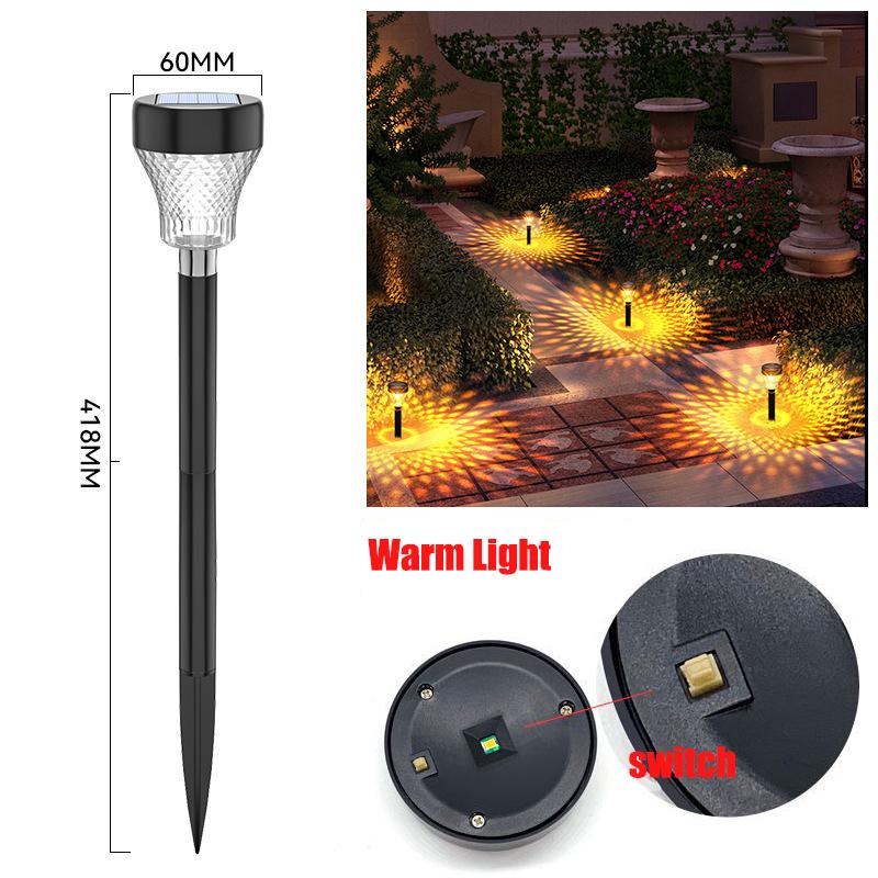LED Solar Projection Light Outdoor Garden Lawn RGB Landscape Lighting Christmas Atmosphere Light Family Holiday Party Courtyard Decoration