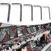 5 шт./набор ручных инструментов L-образный ключ с квадратной головкой, квадратный ключ, 4-точечный ключ, набор отверток 3-7 мм, инструменты для механика