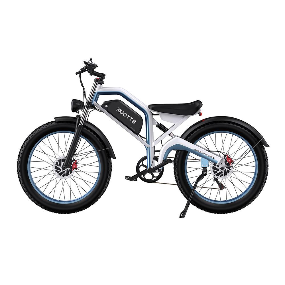 DUOTTS N26 26" Dual Motors Electric Bike, 1500W, 48V 20Ah Samsung Battery, Shimano 7-Speed, Hydraulic Disc Brakes, 26"×4.0" Fat Tyres, IPX4