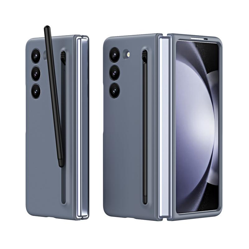 For Samsung Galaxy Z Fold 8 Ultra / 7 6 5 4 3 360 Full Screen Protector Tempered Film Hard PC Folding Cover With Stylus Pen Case