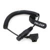 Силовой кабель ZBLZGP с разъемом D-tap (папа) на XLR 4-pin (мама) для камеры Blackmagic URSA Mini Pro 4.6K, монитора TVlogic LVM-170A и Roland E2L R88 (Спиральный