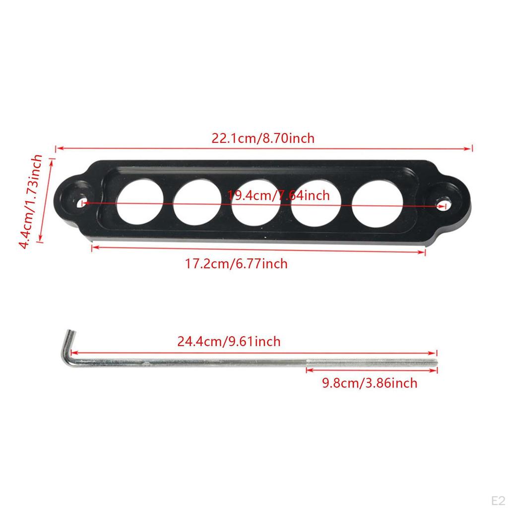 5 отверстий кронштейн для крепления автомобильного аккумулятора из алюминиевого сплава легкий многоцелевой стяжной ремень для