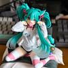 Vocaloid Звездная Кошка Ушки Короткий Рукав Пижама Хацунэ Фигурка МИКУ Пейзаж Миниатюрная Анимация Красивая Девушка Настольное Украшение Фигурка Подарок