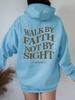 WALKBY FAITH NOTBY SIGHT Women Letter Print Sweatshirt Hoody Hoodies Solid Long Sleeve Brand Casual Ladies Top Fashion Streetwear Clothing