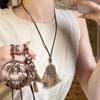 Ethnic Style Long Tassel Necklaces Bohmian Style Necklace Fashion Sweater Chain