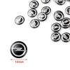 BBGH1 5/10PCS 14mm Car Emblem Aluminium Remote Control Key Stickers Decorate For Opel Zafira Corsa D Insignia Mokka Regal Accessories