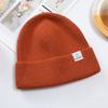 New Hat for Women In Winter Warm Knitted Hat for Students Couple Melon Skin Landlord Korean Style Fashionable Smiley Wool Hat for Men