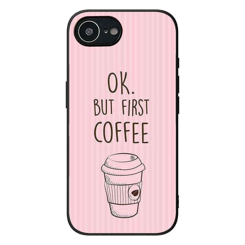 OK But First Coffee Book Christmas Phone Cover for Xiaomi Redmi Note 12 10 11 9 8 Pro 10C 12C 9T 9A Note11 Note12 5G 4G Case