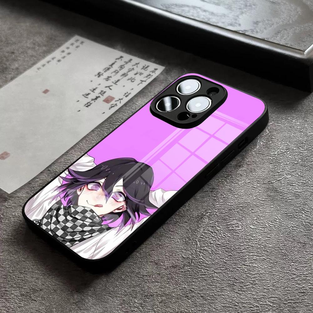 Чехол для телефона Danganronpa для iPhone 15 Pro Max 14 Pro 12 11 13 Mini X XR XS 16 Plus SE Закаленное стекло Задняя крышка