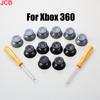 Новый набор 7 шт. Черно-серые 3D аналоговые стики для геймпада Xbox 360, колпачки для стиков для геймпада X box 360, запчасти для ремонта с инструментом