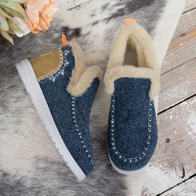 Модные зимние новые замшевые ботинки с круглым носком и прошивкой, на мягкой подошве, противоскользящие, износостойкие, женские плоские хлопковые ботинки